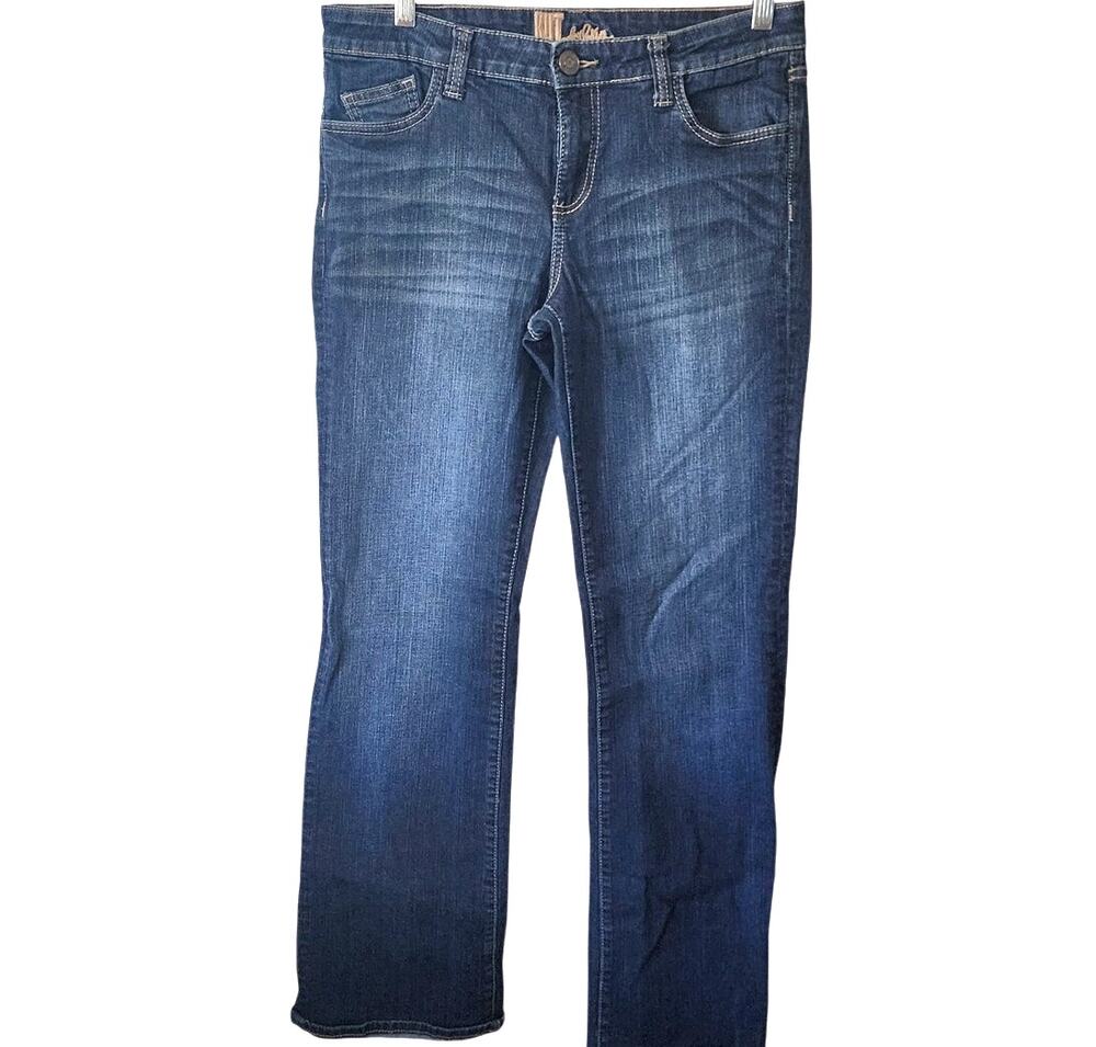 Kut From The Kloth Straight Legs Dark Wash Jeans Size 10